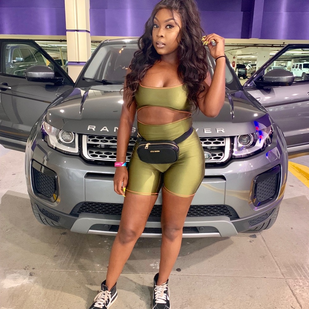 Green Sports Romper